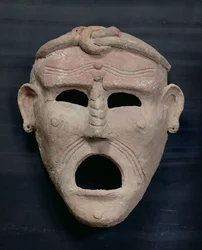 Punic charm mask, 3rd-2nd century BC